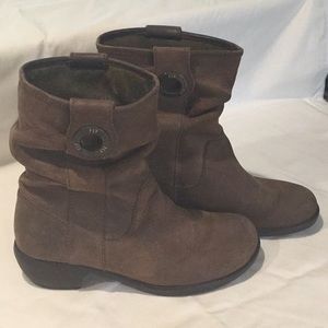 Fly nubuck leather heeled boots size 39